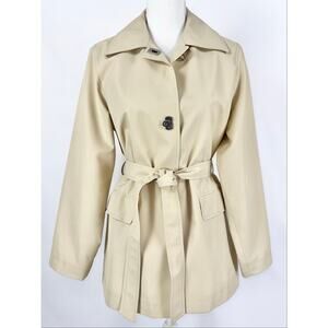 Zucca Issey Miyake Vintage Light Jacket Trench Coat Women's Small Biege 90s